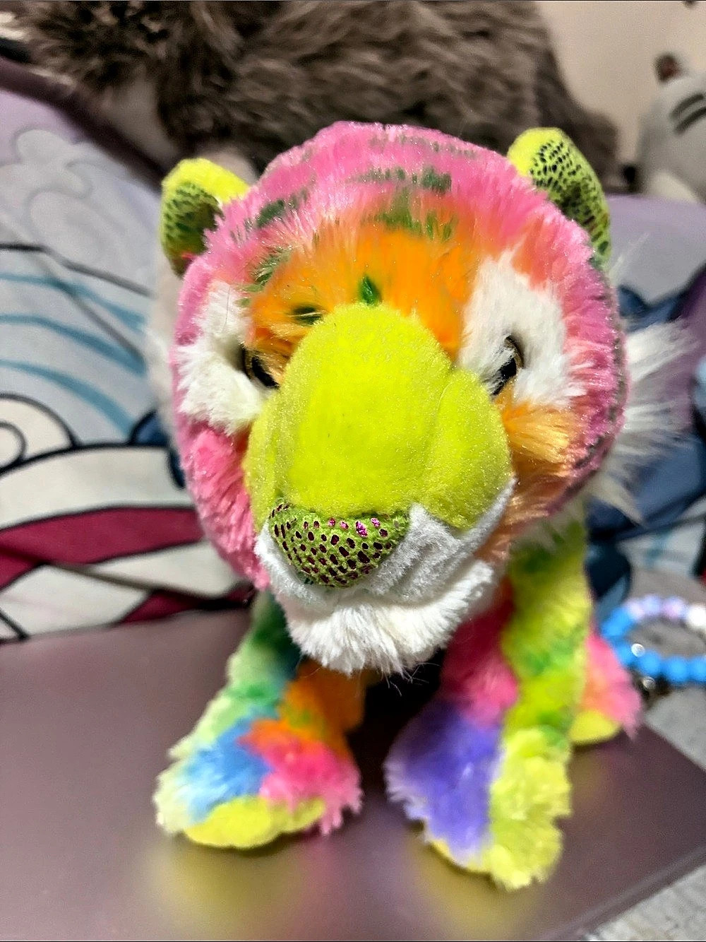 Wild Republic Rainbowkins Tiger Stuffed Animal